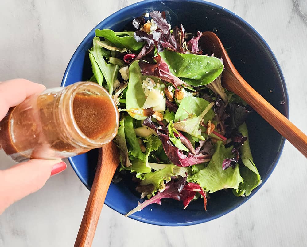 Apple Walnut Cranberry Salad 