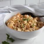 cajun potato salad in a bowl