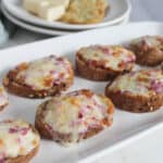 cheese toast on a plate