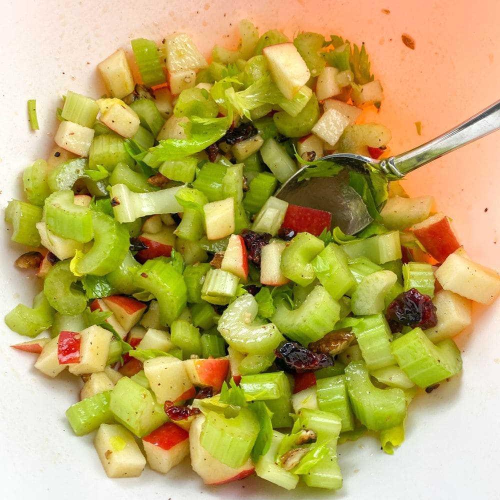 process the ingredients all mixed together